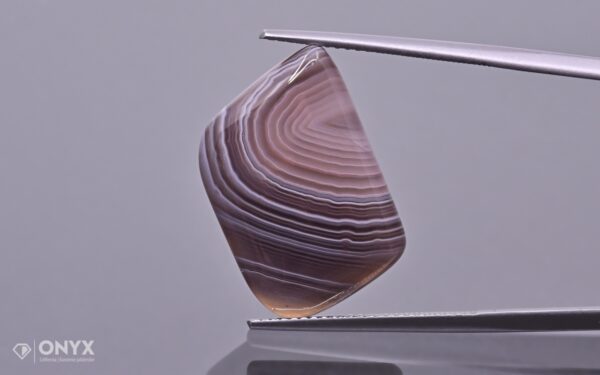 Botswana Agate cabochon irregular 23×14.5 mm