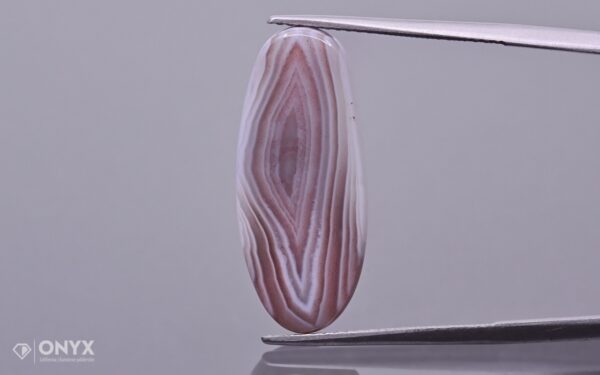 Botswana Agate convex flat irregular 24.8×10.5 mm