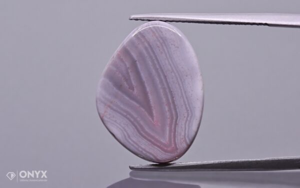 Botswana Agate convex flat irregular 19.5×15 mm